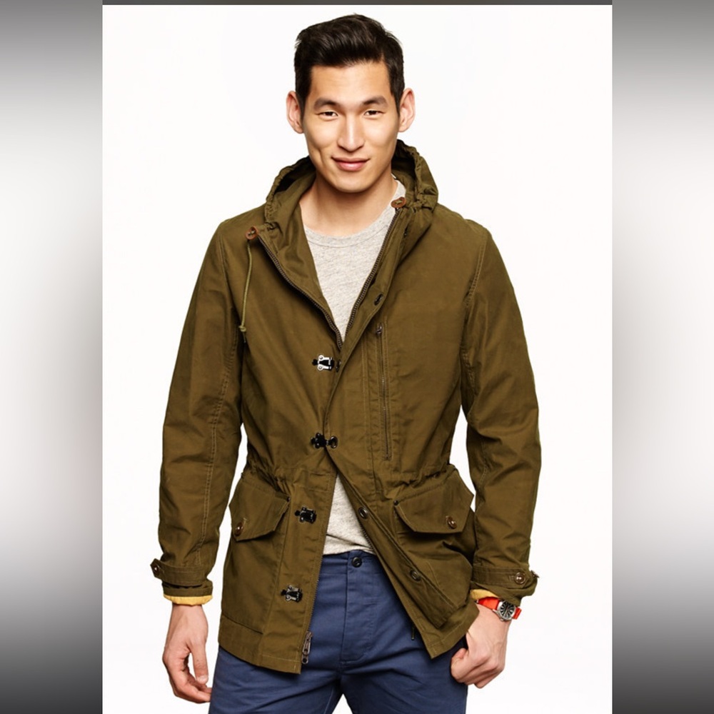 J. Crew men’s Ghillie Jacket Size M  - Green